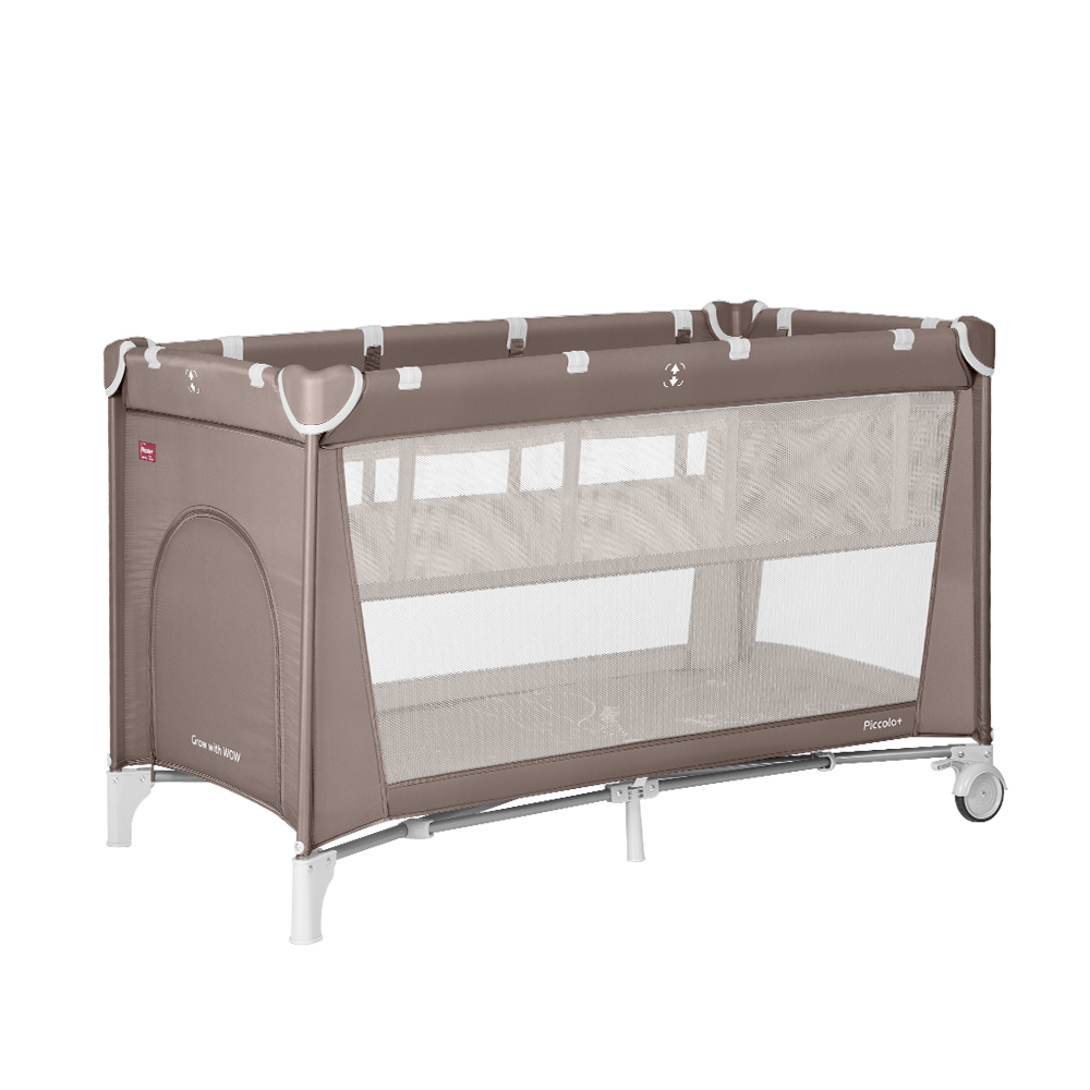 Carrello Детская кровать манеж CARRELLO CRL-18102 Piccolo+  Chocolate Brown  размер спального места 118.5*59