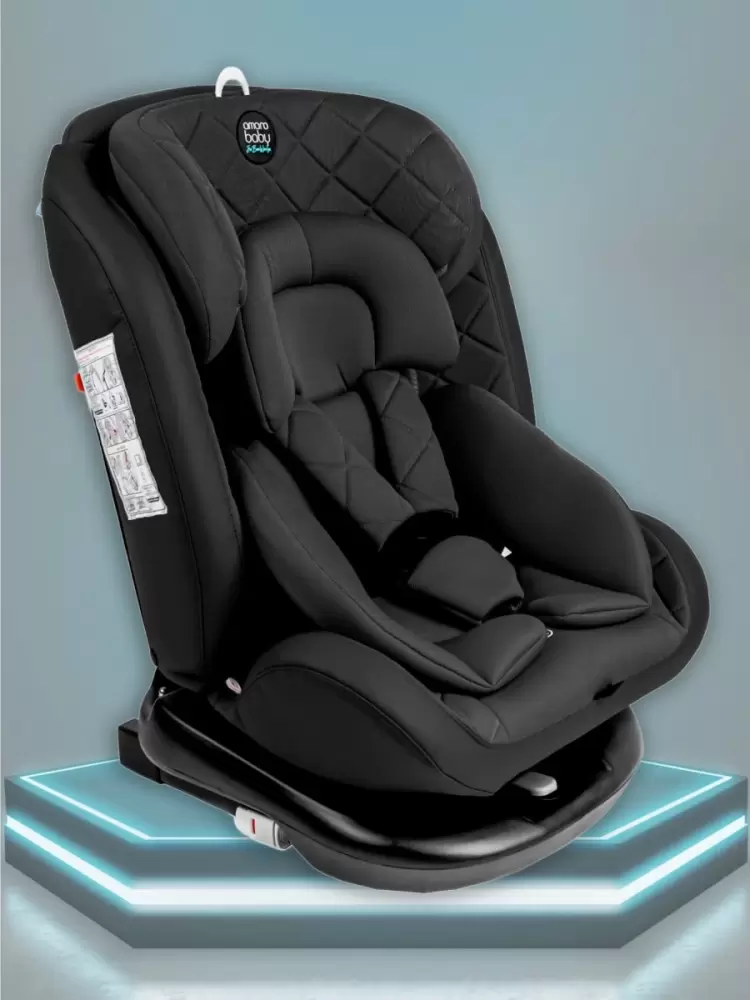 Автокресло детское AMAROBABY Brilliant ISOFIX класс D, группа 0+/1/2/3, (черный)