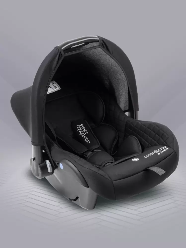 Автокресло детское AMAROBABY Baby comfort, группа 0+, (чёрный)