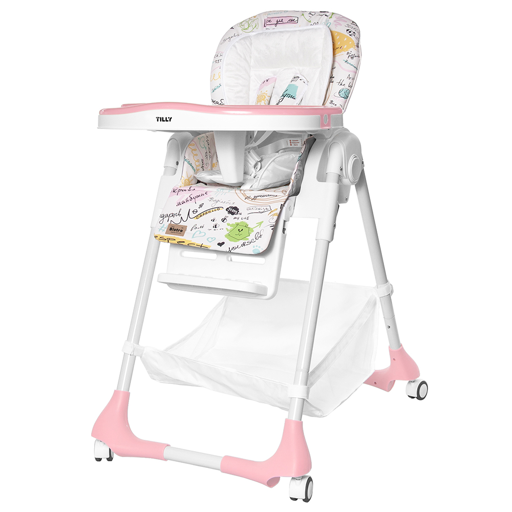 Carrello Стульчик для кормления  BABY TILLY  Bistro  T-641/2  Rose