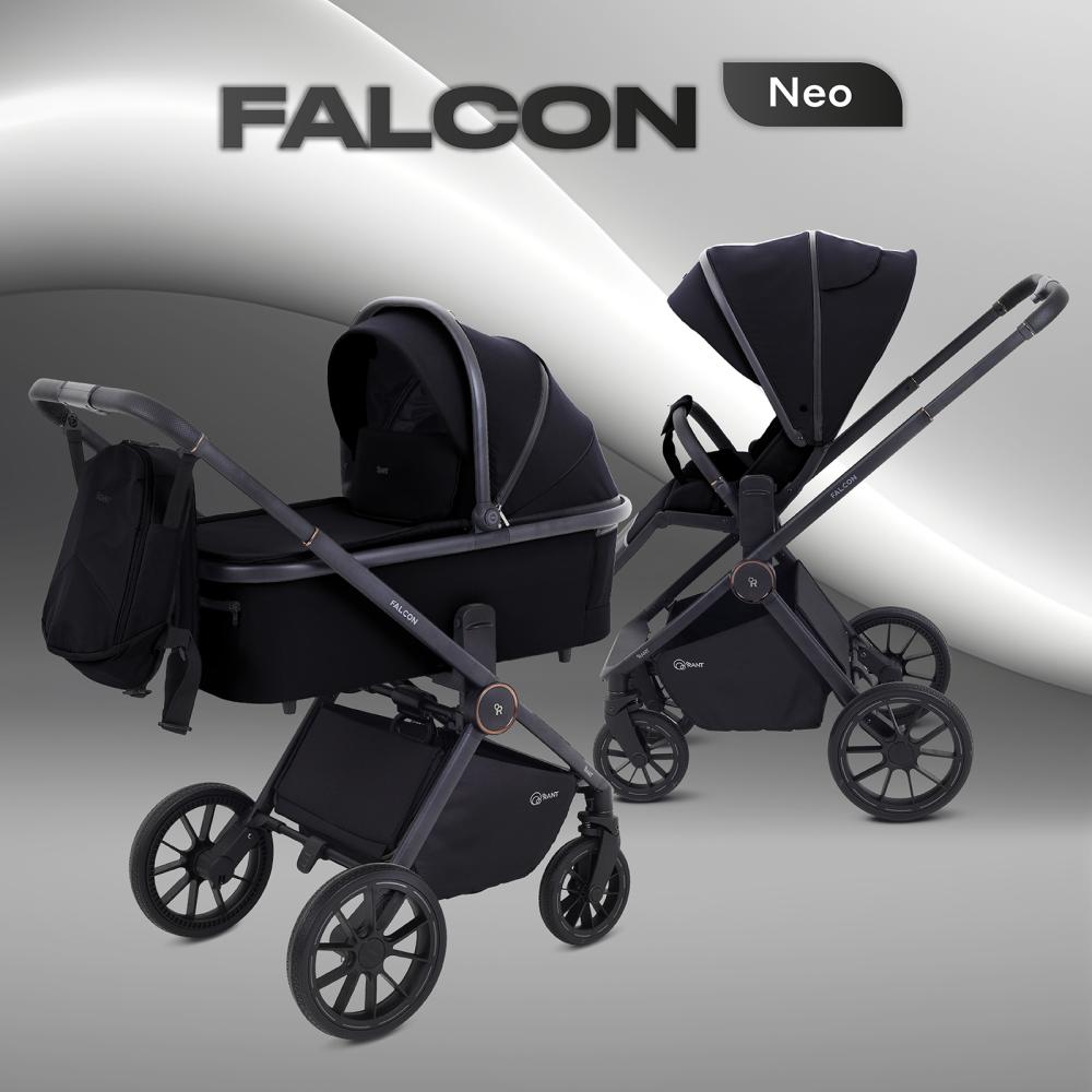 Коляска детская RANT "FALCON NEO" (2в1) RA108 Black