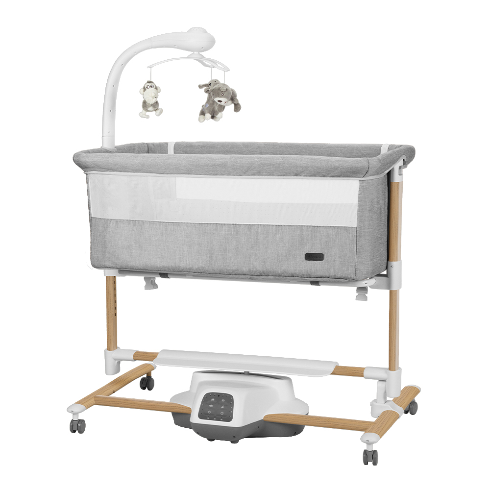 Carrello Кроватка  CARRELLO Bloom  CRL-10304  Anchor Grey Wooden  (размер спального места 85 см*50)