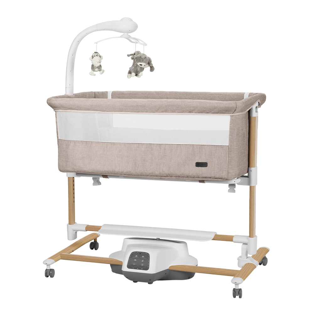 Carrello Кроватка  CARRELLO Bloom  CRL-10304  Cream Beige Wooden   (размер спального места 85*50)