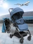 Коляска прогулочная AMAROBABY VOYAGER, синий