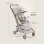 Happy Baby Коляска прогулочная AIRA, light grey