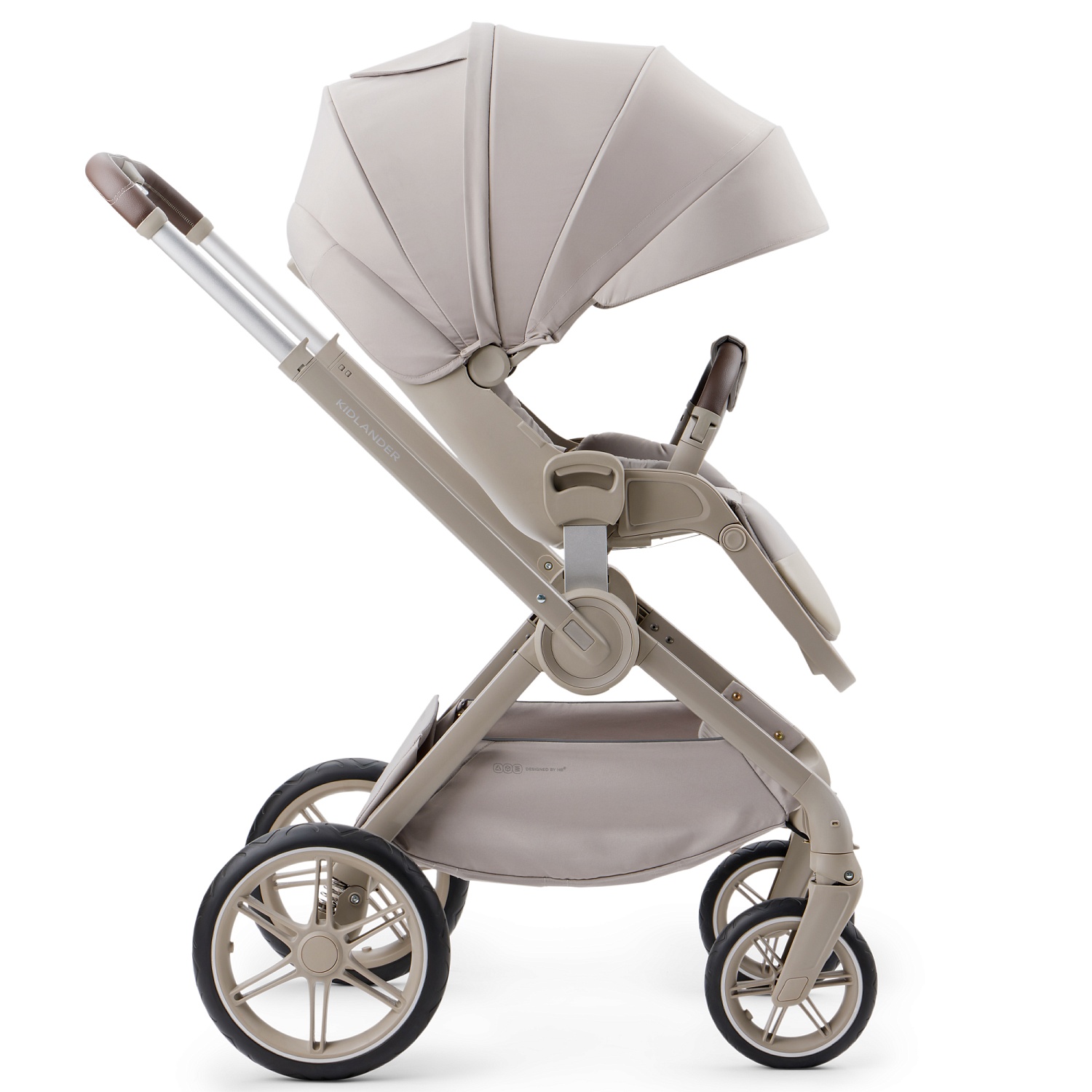 Happy Baby Коляска 2 в 1 KIDLANDER, grey