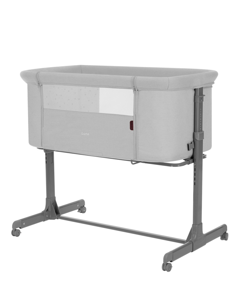 Carrello Кроватка Luna  CRL-16505   Carbon Grey  (размер спального места 86 см*53)