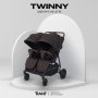Коляска детская для близнецов RANT "Twinny" RA151 Chocolate