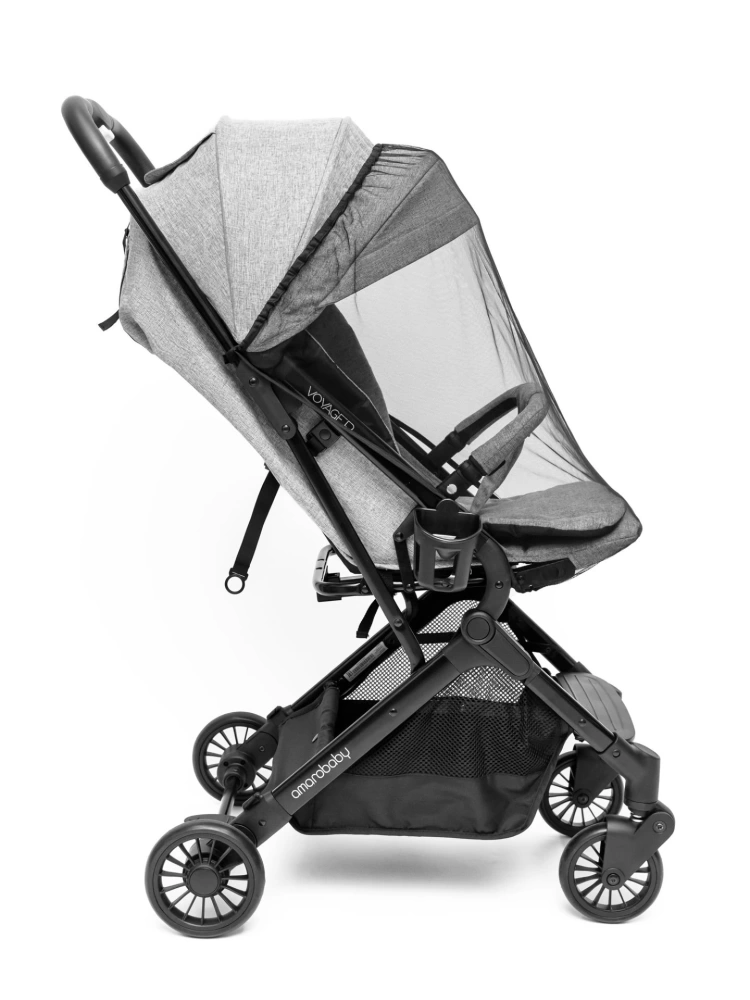 Коляска прогулочная AMAROBABY VOYAGER, серый