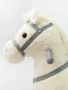 (С) Лошадка каталка-качалка AMAROBABY (Prime), с колесами, белый, 63x35x60 см
