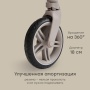 Happy Baby Коляска прогулочная LUNA 360, grey nova