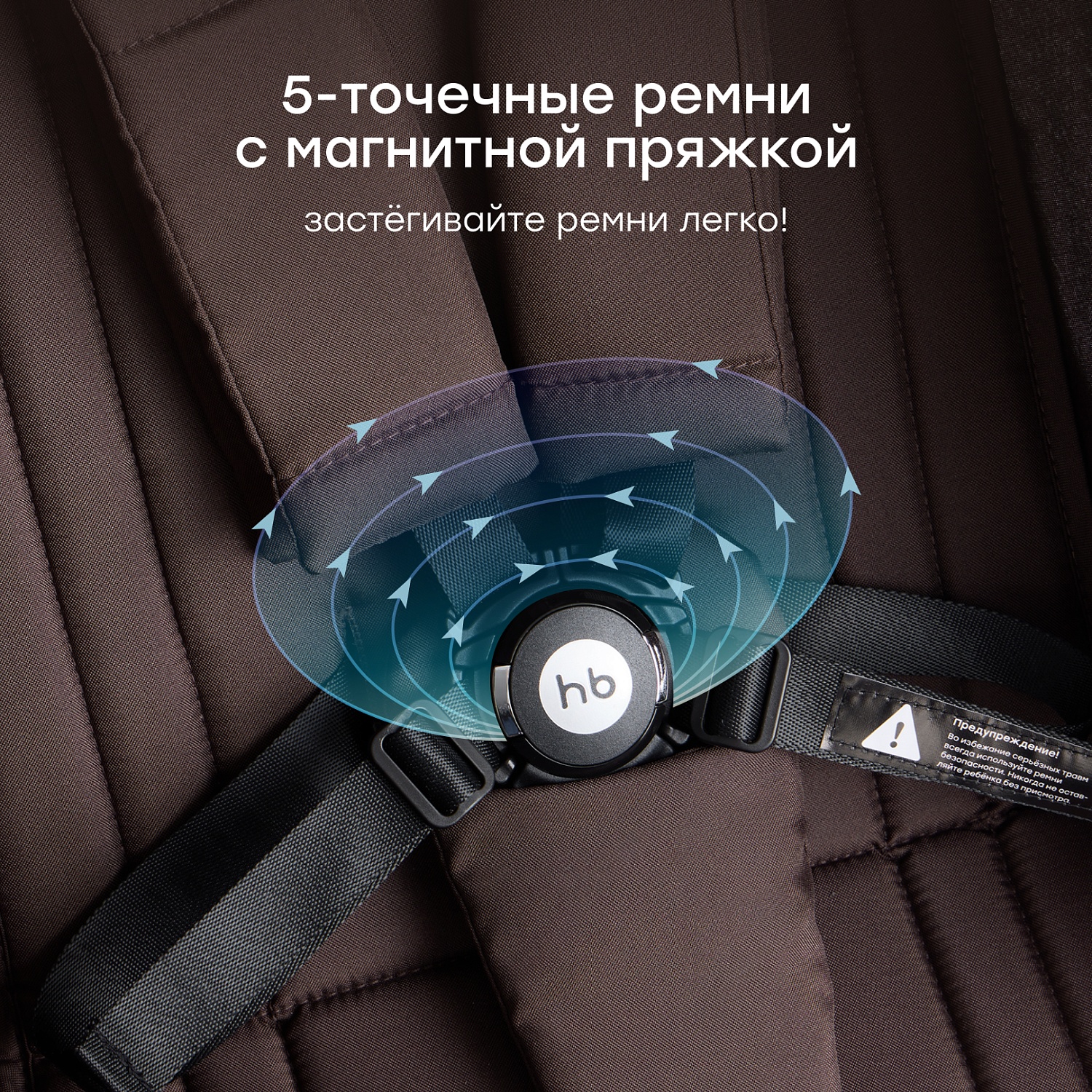 Happy Baby Коляска прогулочная AIRA, brown