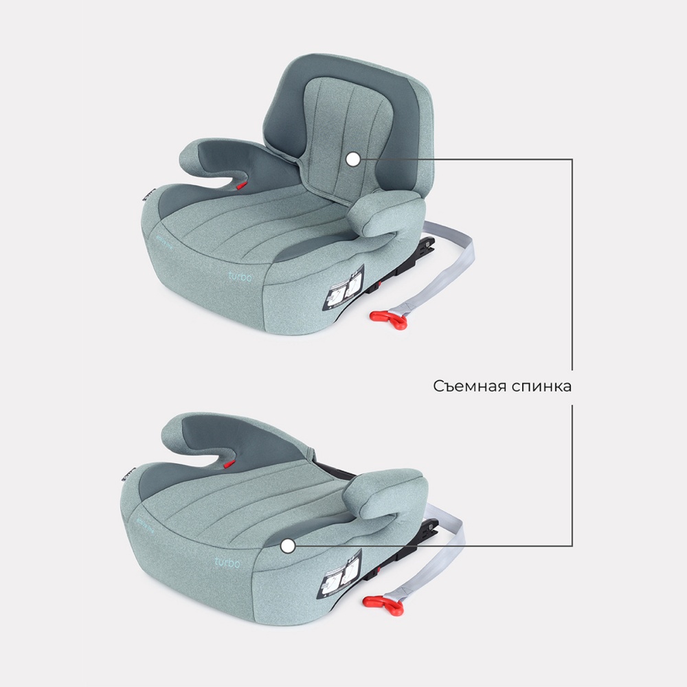 Автокресло RANT AY313 "TURBO" Isofix Active Line (Green) группа 3 (22-36 кг)