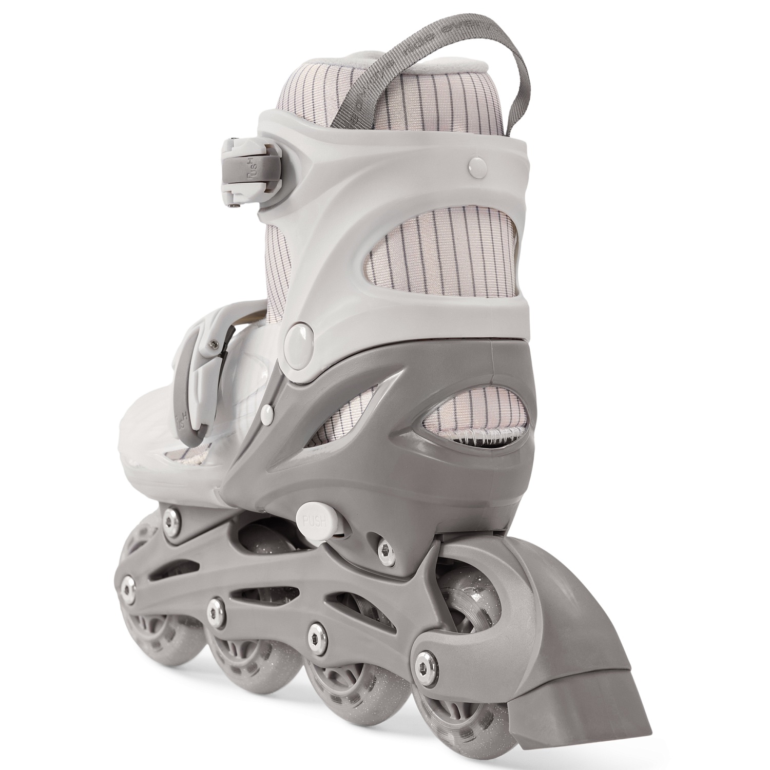 Happy Baby Ролики-коньки 3в1 детские SKROLLS, milky, size S