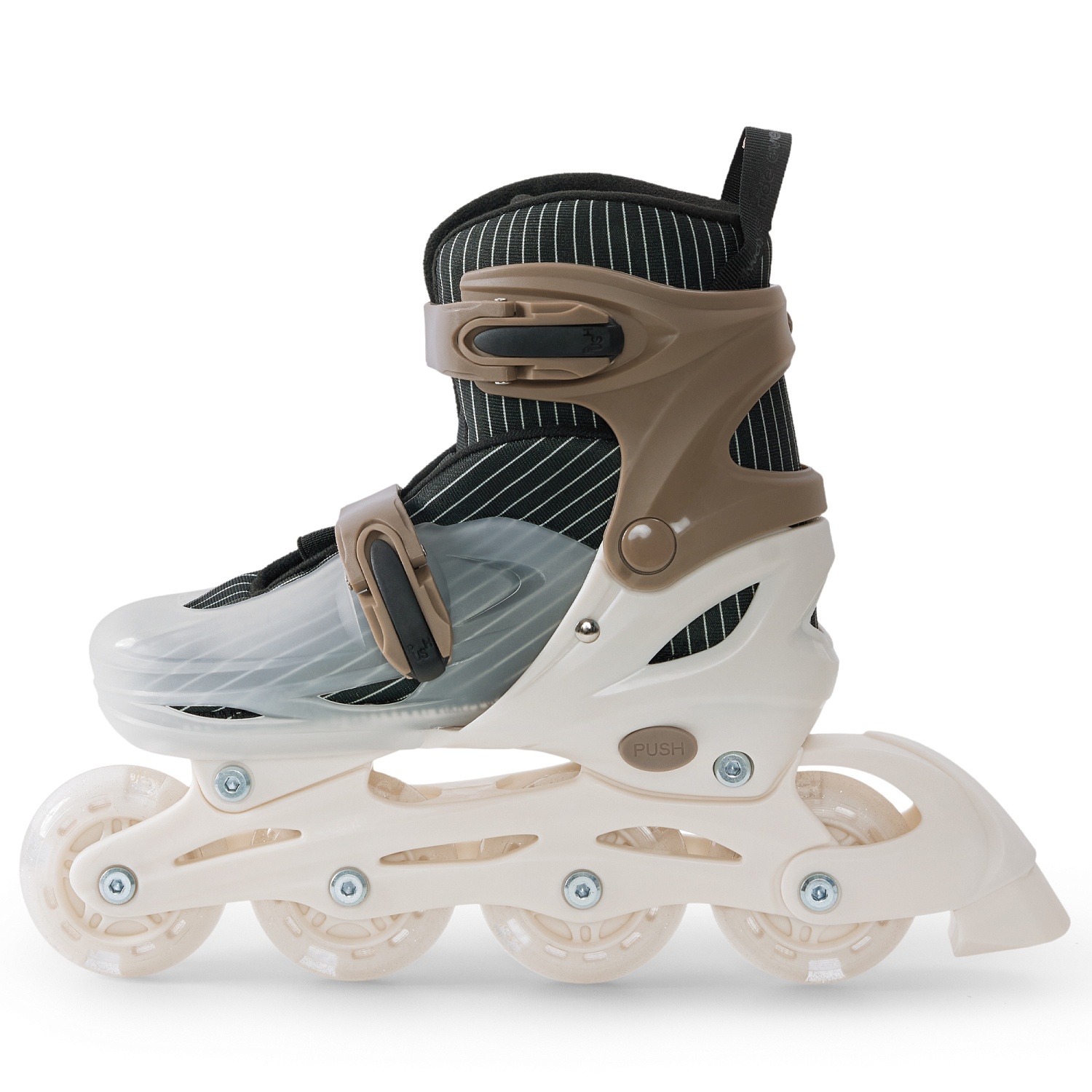 Happy Baby Ролики-коньки 3в1 детские SKROLLS, brown, size M
