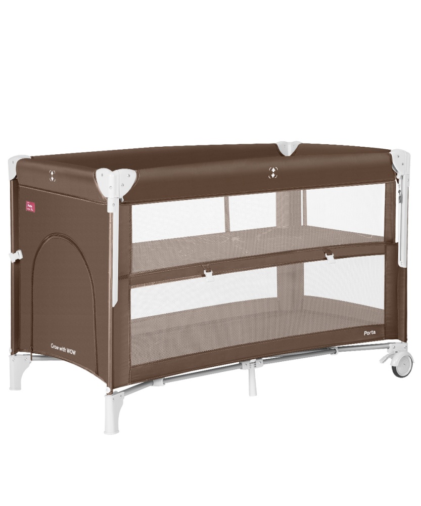 Carrello Детская кровать манеж CARRELLO CRL-18103 Porta   Sand Beige  размер спального места 118.5*59