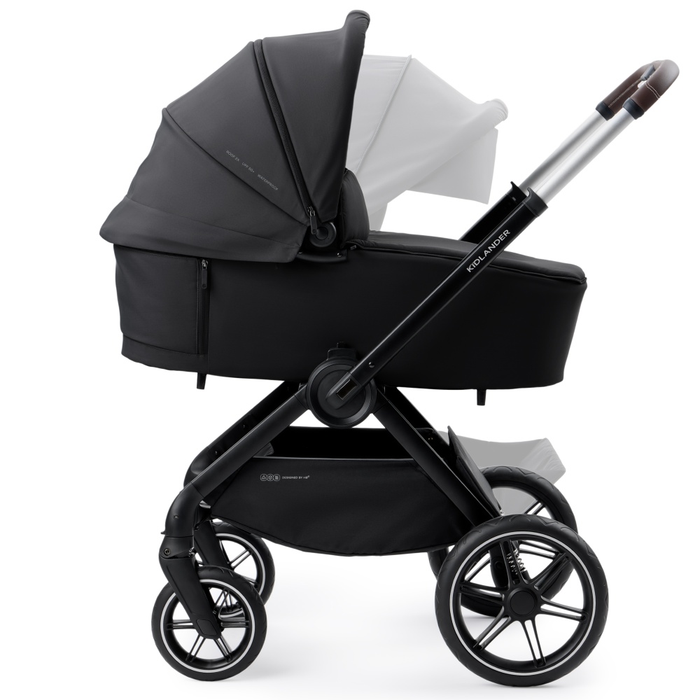 Happy Baby Коляска 2 в 1 KIDLANDER, black