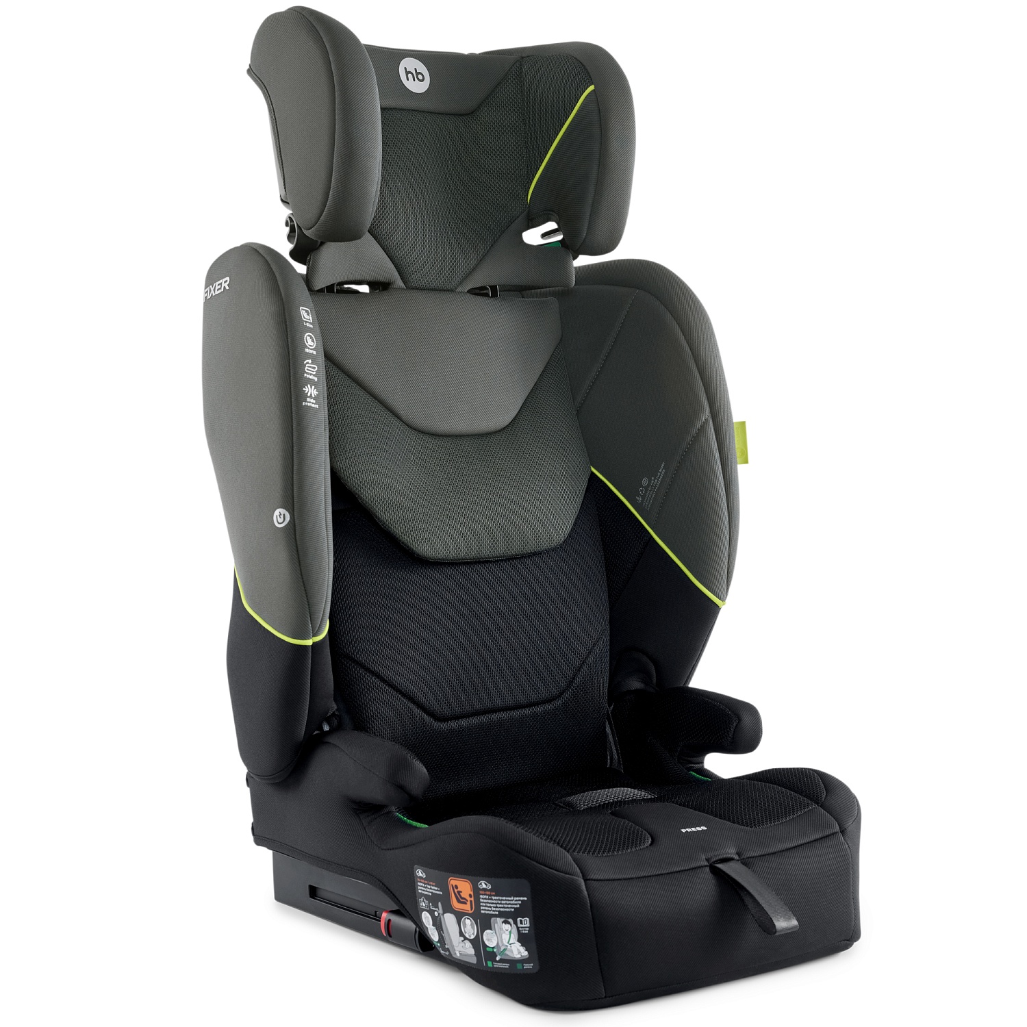 Happy Baby Автокресло FIXER, deep olive