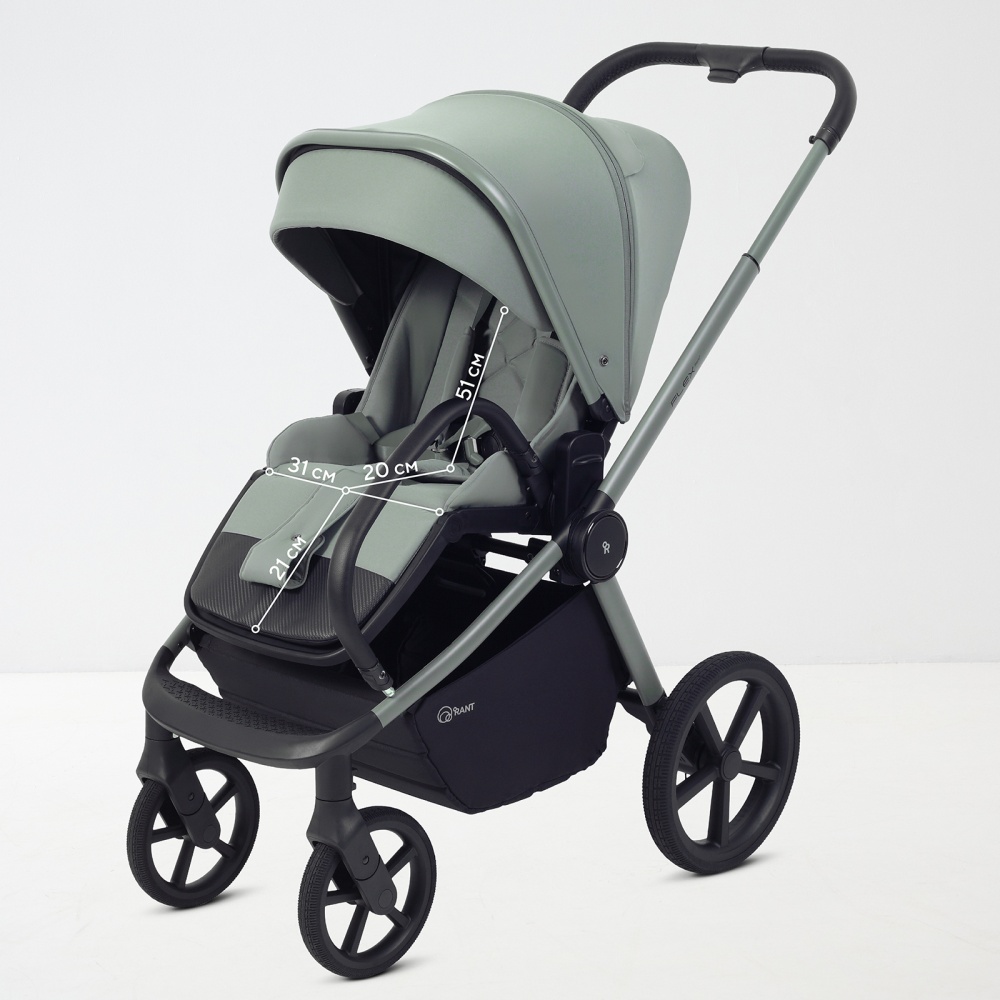Коляска детская RANT "FLEX Therm" (2в1) RA112 Forest Green