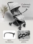 Коляска прогулочная AMAROBABY VOYAGER, серый