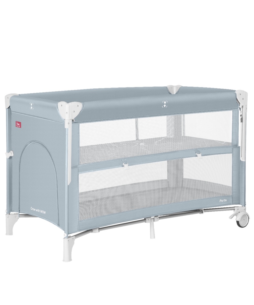 Carrello Детская кровать манеж CARRELLO CRL-18103 Porta   Ash Grey