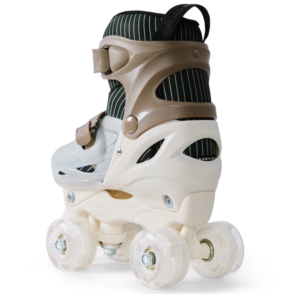 Happy Baby Ролики-коньки 3в1 детские SKROLLS, brown, size M