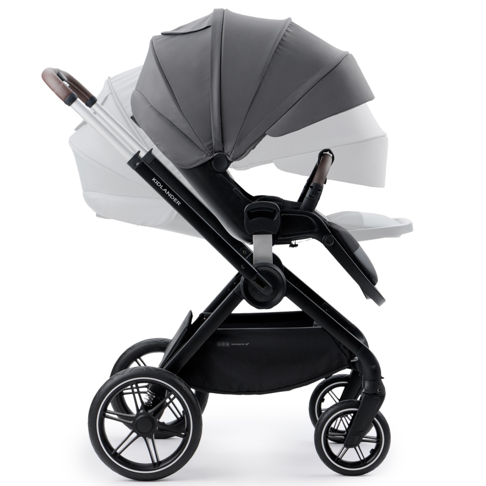 Happy Baby Коляска 2 в 1 KIDLANDER, dark grey