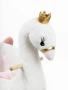 (С) Качалка Лебедь AMAROBABY (Swan), белый, 59х35х66 см.