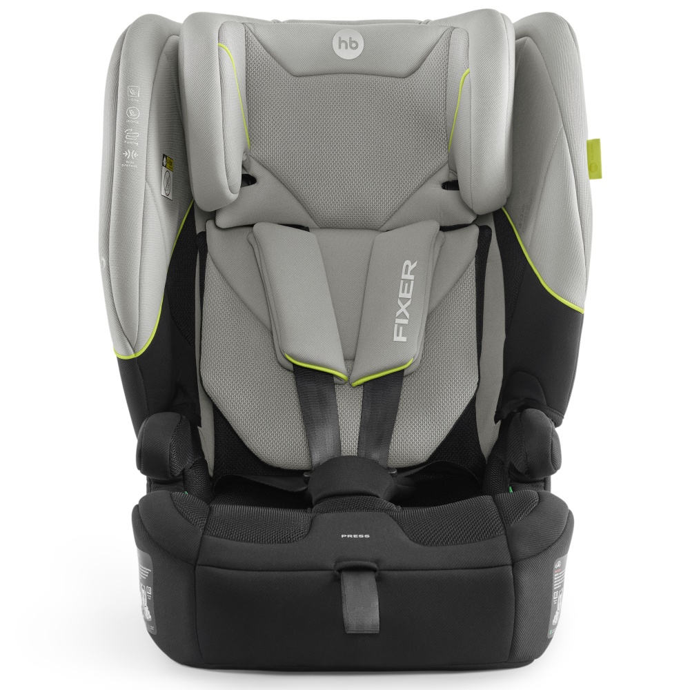 Happy Baby Автокресло FIXER, steel grey