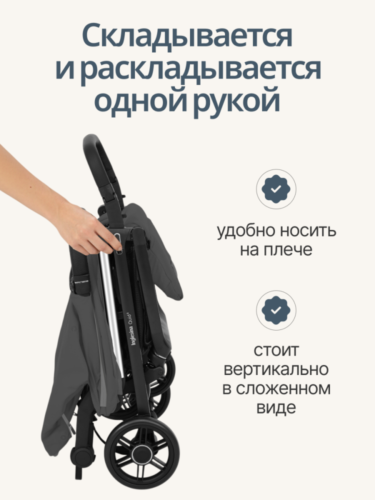 Прогулочная коляска Inglesina Quid 3 Orbital Grey