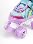 Ролики Amarobaby Disco раздвижные со светящимися колесами, фиолетовый, размер 26-29