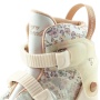 Happy Baby Раздвижные роликовые коньки детские SUNNY WHEELS, beige, M (30-33)