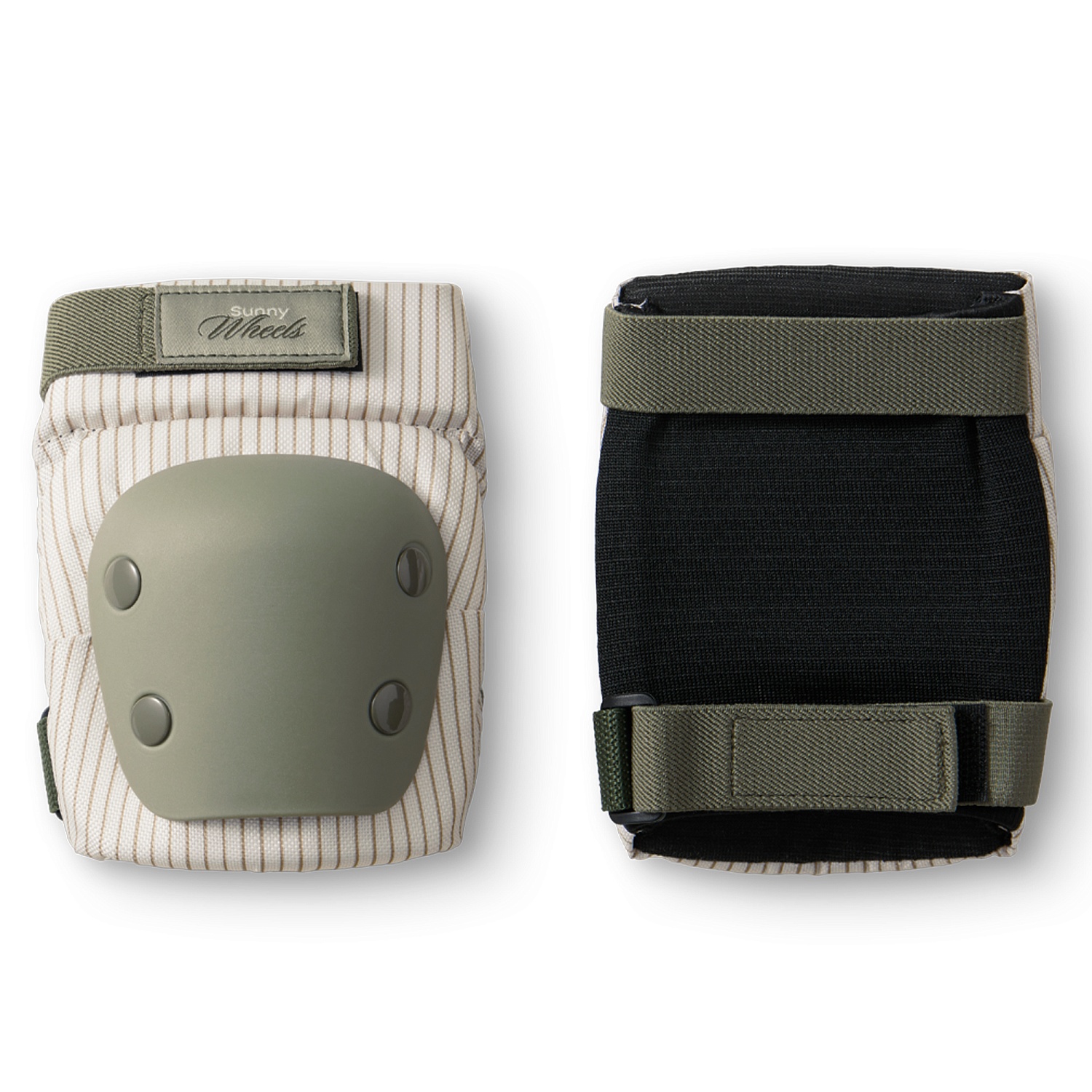 Happy Baby Раздвижные роликовые коньки детские SUNNY WHEELS, olive, M (30-33)