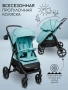 Коляска прогулочная Amarobaby, Strollin'Joy, бирюзовый