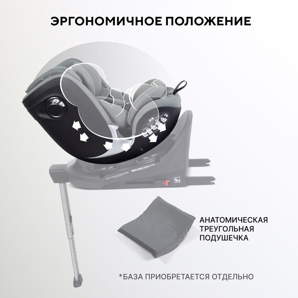 Автокресло RANT AY969 "ASTER MAX" Olive (40-125см) (без базы)