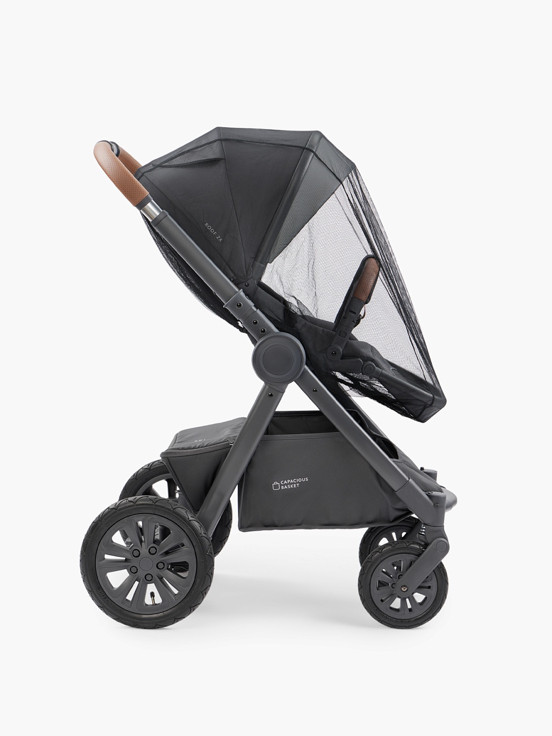 Happy Baby Коляска 2 в 1 MOMMER PRO, dark grey nova