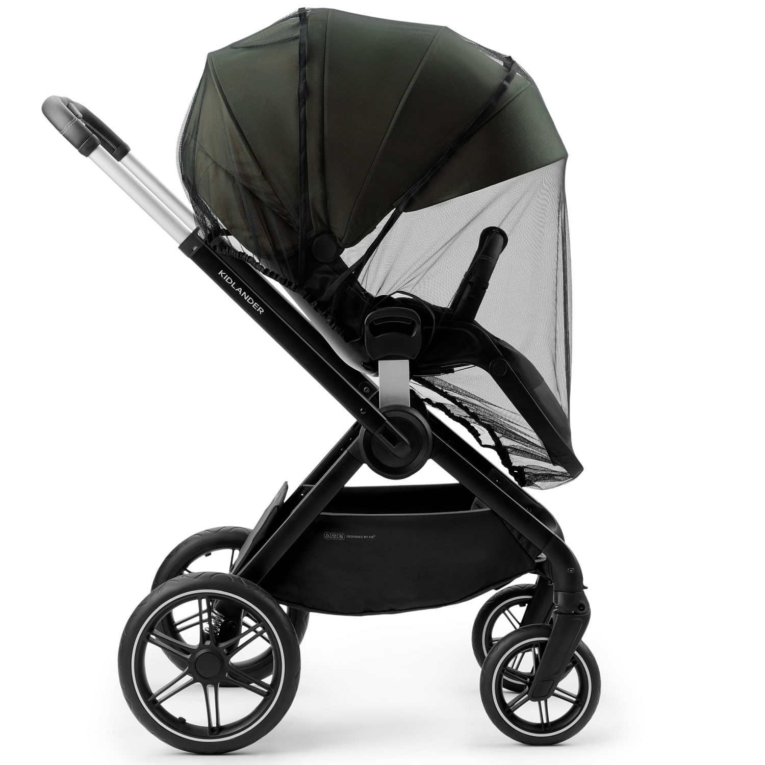 Happy Baby Коляска 2 в 1 KIDLANDER, dark olive