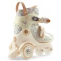 Happy Baby Раздвижные роликовые коньки детские SUNNY WHEELS, beige, M (30-33)
