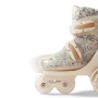 Happy Baby Раздвижные роликовые коньки детские SUNNY WHEELS, beige, M (30-33)