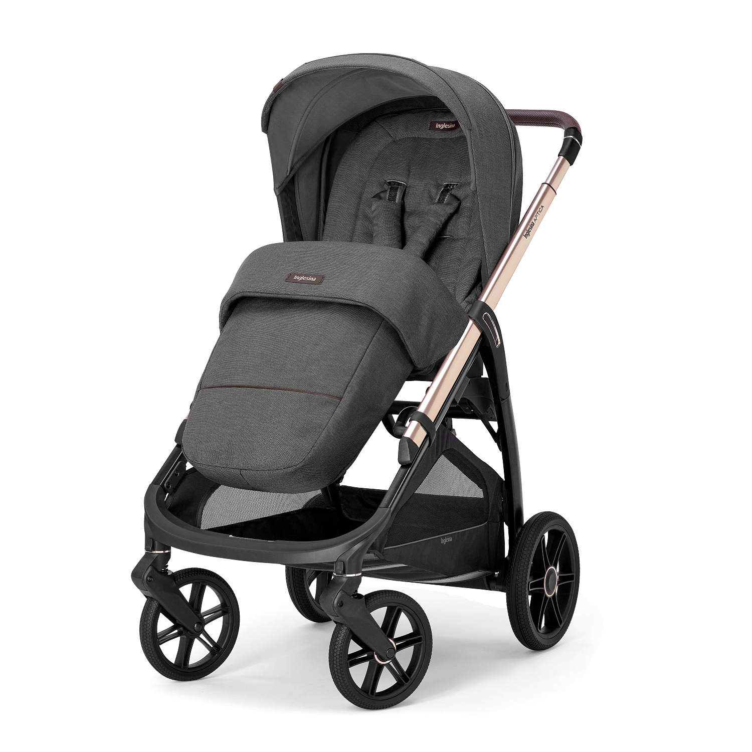 Коляска 3 в 1 Inglesina Aptica Velvet Grey Darwin i-Size