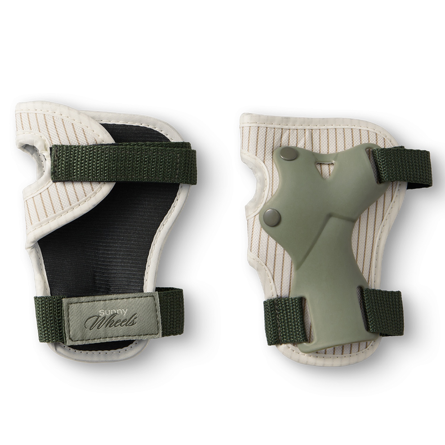Happy Baby Раздвижные роликовые коньки детские SUNNY WHEELS, olive, M (30-33)