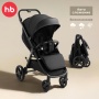 Happy Baby Коляска прогулочная SENSA, black nova