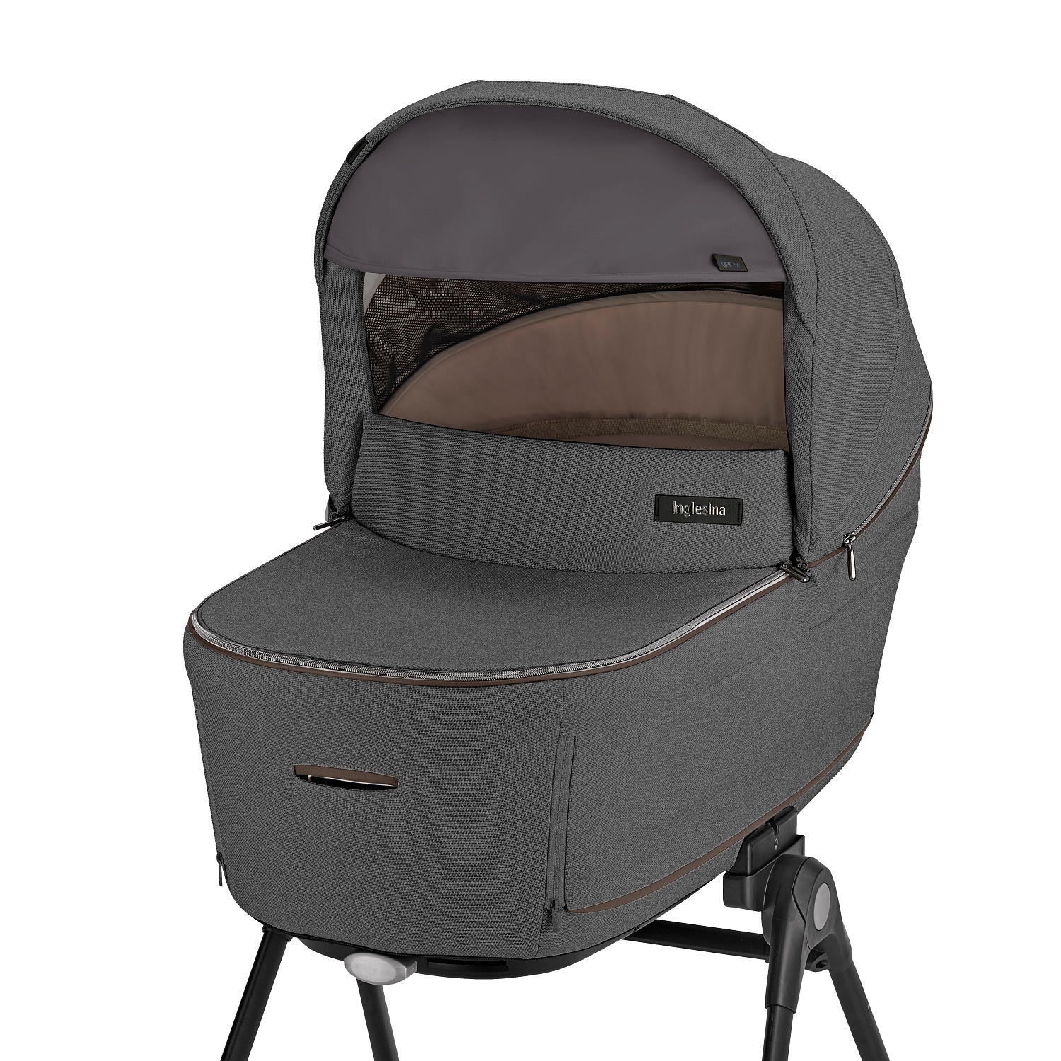 Коляска 3 в 1 Inglesina Aptica Velvet Grey Darwin i-Size
