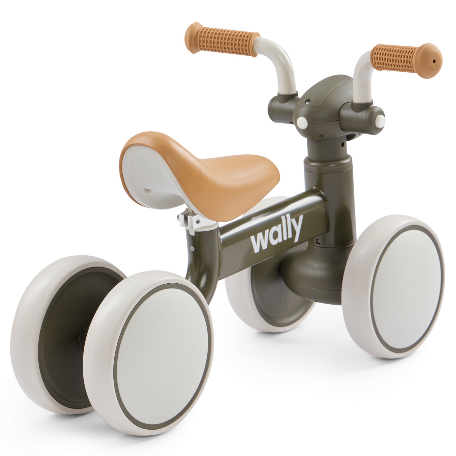 Happy Baby Беговел WALLY «УОЛЛИ», dark olive