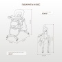 Стульчик для кормления "CAFE" RH300 Grey