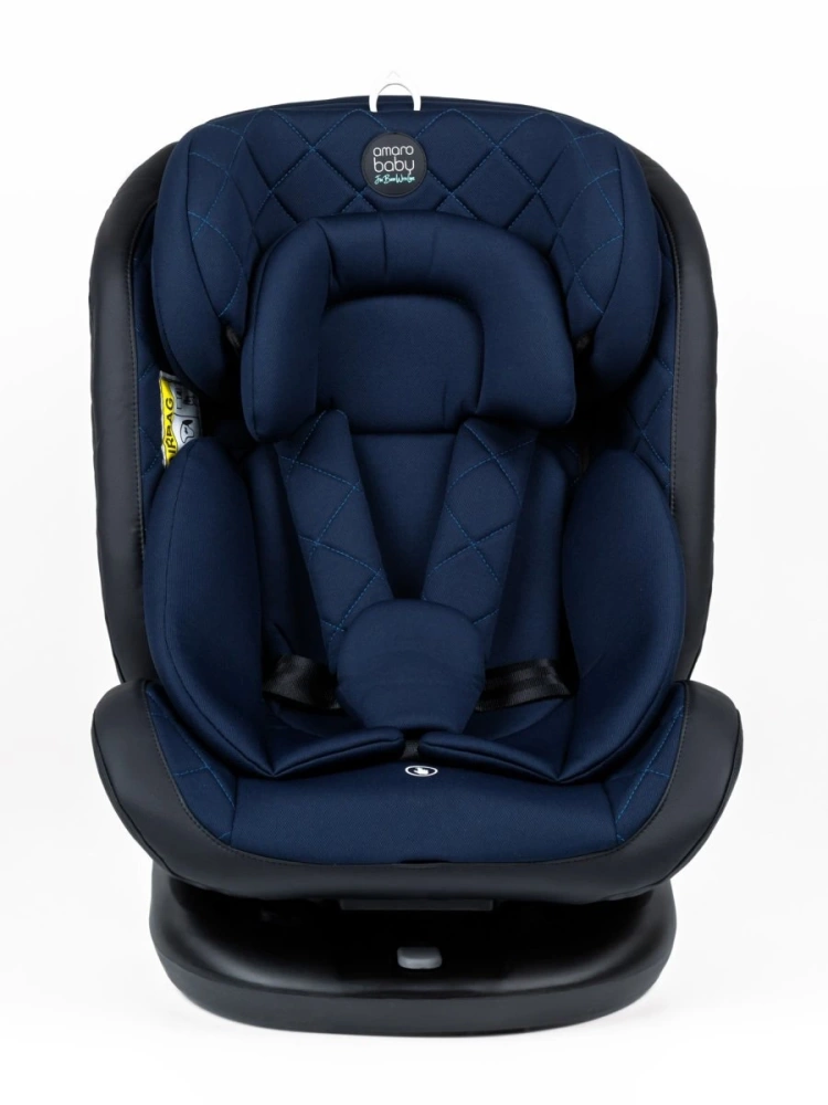Автокресло детское AMAROBABY Brilliant ISOFIX класс D, группа 0+/1/2/3, (синий)