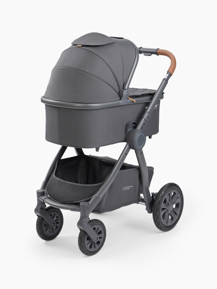 Happy Baby Коляска 2 в 1 MOMMER PRO, dark grey nova