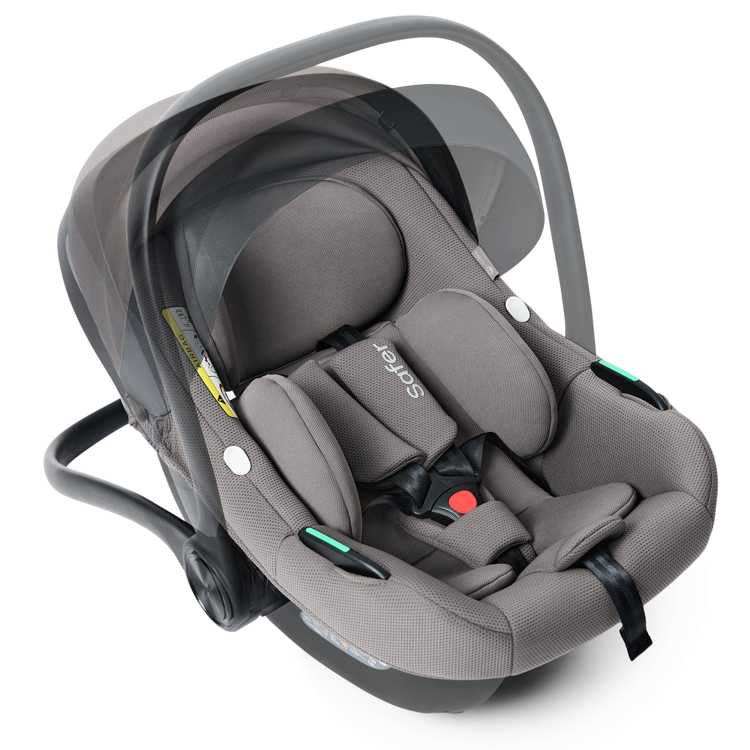 Happy Baby Автокресло SAFER, dark grey