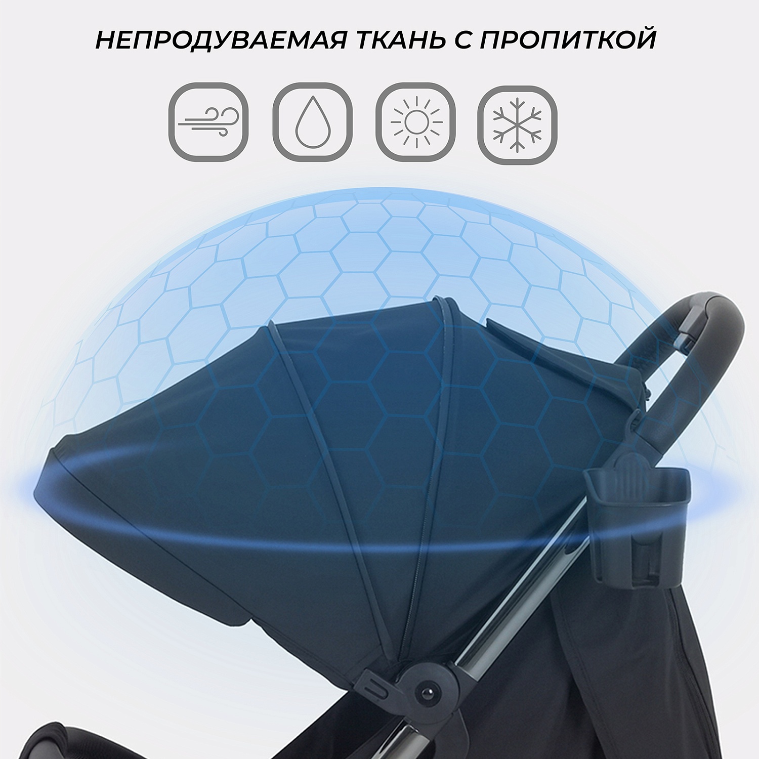 Коляска детская RANT "PIXEL" RA401 Midnight Black