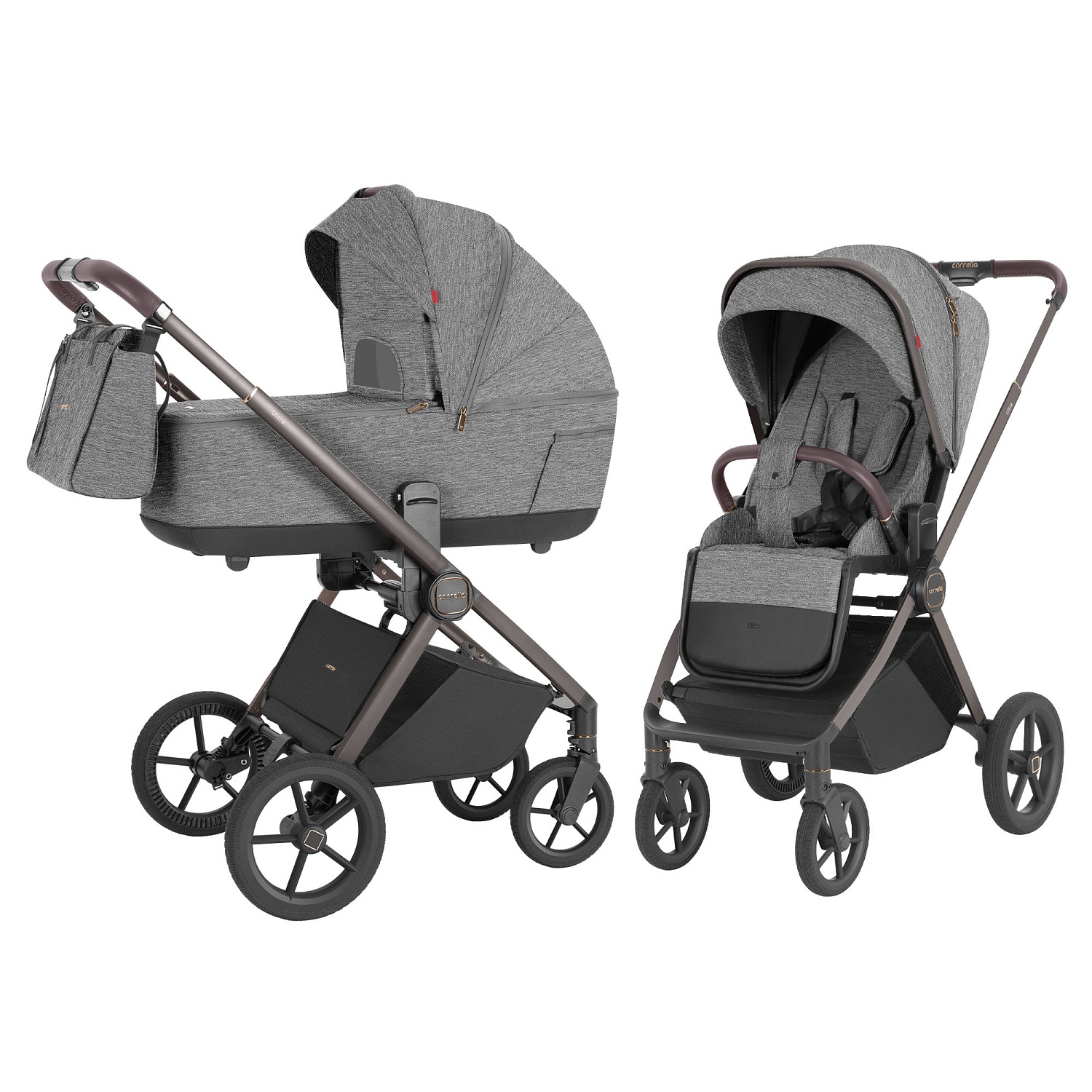 Carrello Коляска  2 в 1  Carrello  Ultra  CRL-6527  Metal Grey